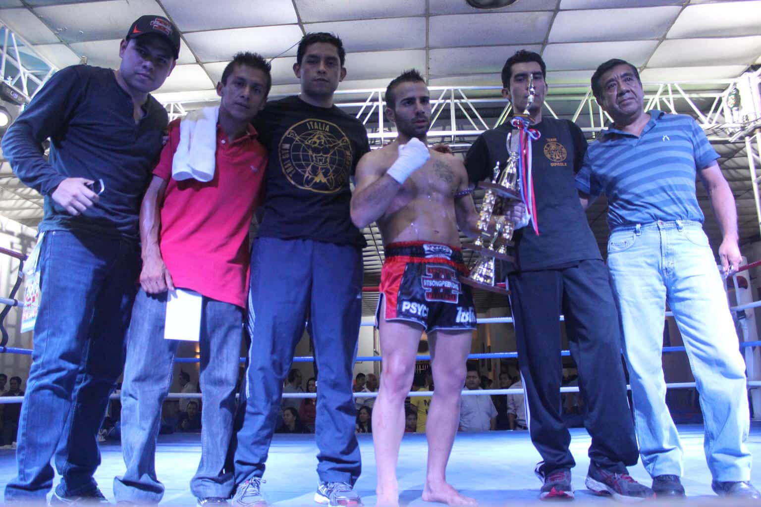 "Psycho" celebrando una victoria más.