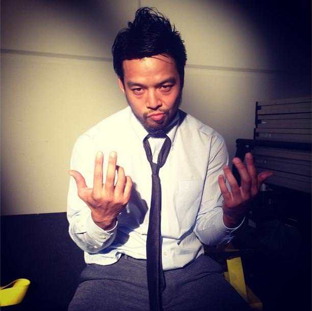 Hideo Itami (antes KENTA) minutos antes de hace su debut en NXT TakeOver // instagram.com/wwe.com