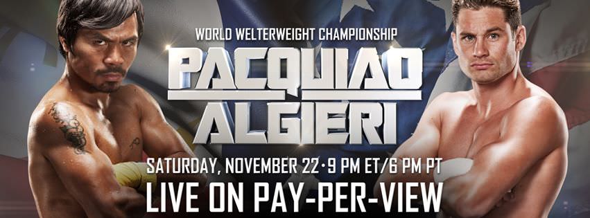 Pacquiao y Algieri