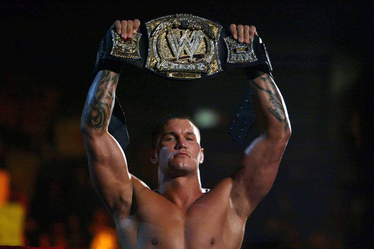 Randy Orton como WWE Champion (18/10/07 - WWE Cyber Sunday 2007) / Photo by: Carrie Devorah - WEEN