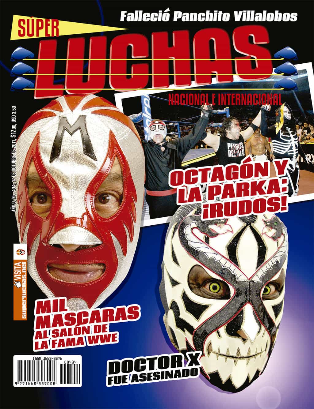 Tercer aniversario luctuoso de Doctor X 2 SÚPER LUCHAS #434
