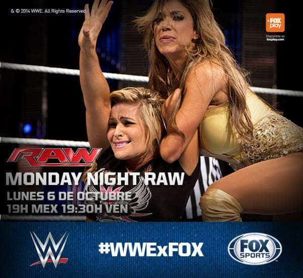 Hoy: Gran debut de WWE en FOX Sports Latinoamérica 6 #WWExFOX (Gran Debut de WWE RAW en FOX Sports Latinoamérica - 06/10/2014)