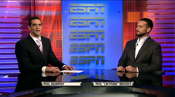 CM Punk en ESPN / © ESPN.com