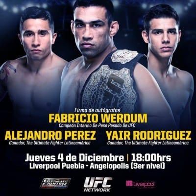 Fabricio Werdum en México y Puebla