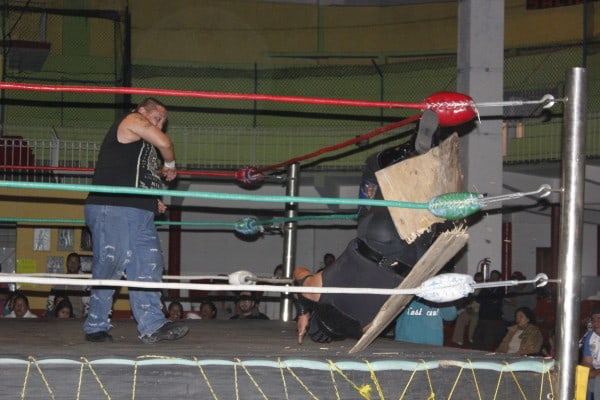 X-Fly maltrata a Rey Pantera.