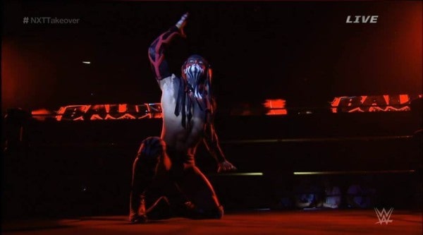 Finn Bálor en NXT Takeover: R Evolution - Captura de pantalla