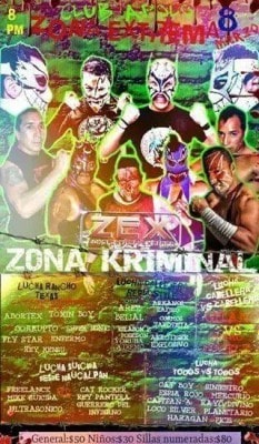 Cartel de Zona Extrema Xalapa.