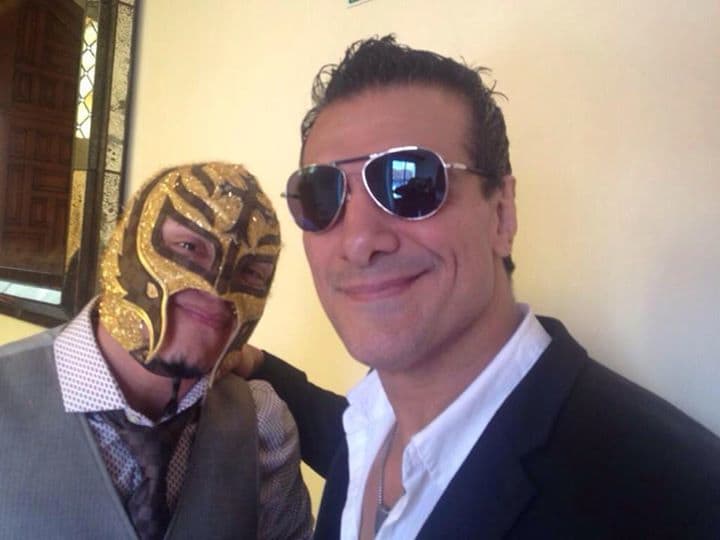 Rey Mysterio es parte de AAA #UnReySeAcerca 3 Rey Mysterio y El Patrón Alberto - Image by Lucha Libre AAA