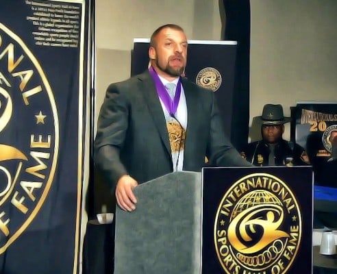 Triple H / International Sports Hall of Fame via YouTube