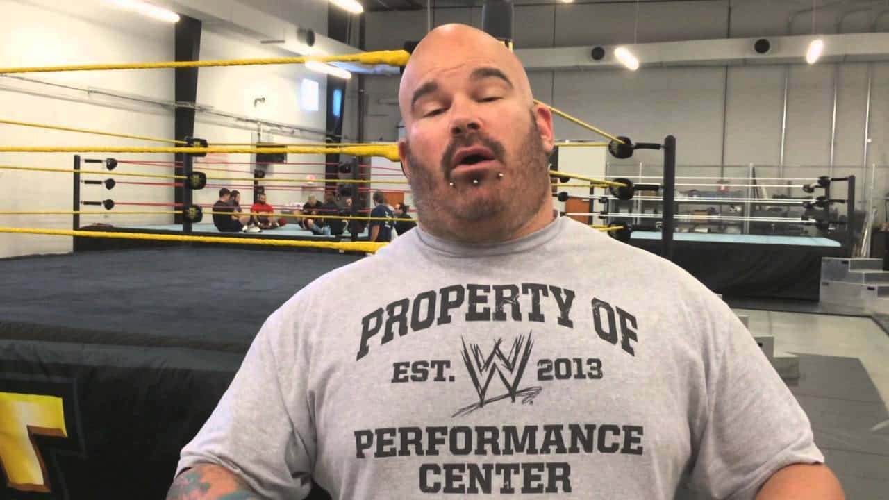 Matt Bloom en el Performance Center de WWE