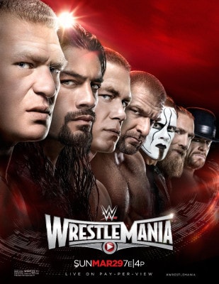 Poster oficial de Wrestlemania 31