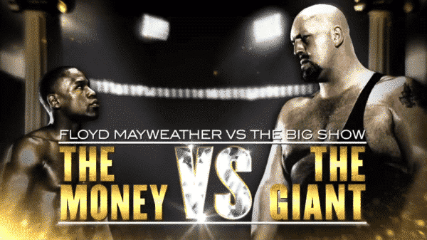 Floyd Mayweather vs. The Big Show - Captura de pantalla de WWE Network