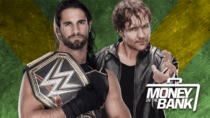 Seth Rollins vs. Dean Ambrose - lucha de escaleras en Money in the Bank - Deviantart by angelmj06