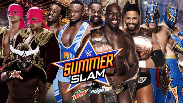 Prime Time Players vs. Los Matadores vs. The New Day vs. The Lucha Dragons en SummerSlam 2015 - wwe.com