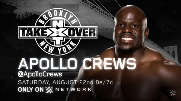 Apollo Crews (Uhaa Nation) en NXT Takeover: Brooklyn