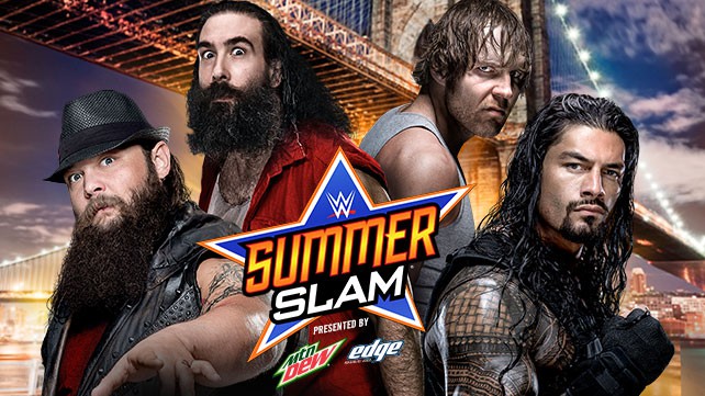 Bray Wyatt y Luke Harper vs. Dean Ambrose y Roman Reigns (WWE SummerSlam 2015) / WWE.com