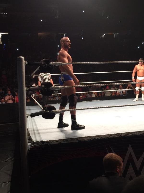 Reporte completo de WWE Live en Puerto Rico 2015 #WWESanJuan 3 Cesaro en WWE Live Puerto Rico 2015