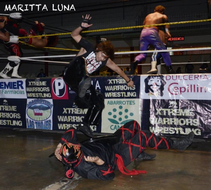 Hanaoka vs Caballero Ninja Jr.