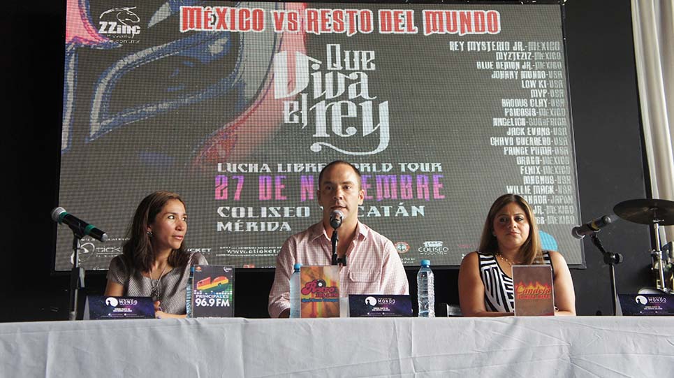 Rey Mysterio llegará a Mérida en enorme cartel internacional 1 Rueda de Prensa - Que viva el Rey