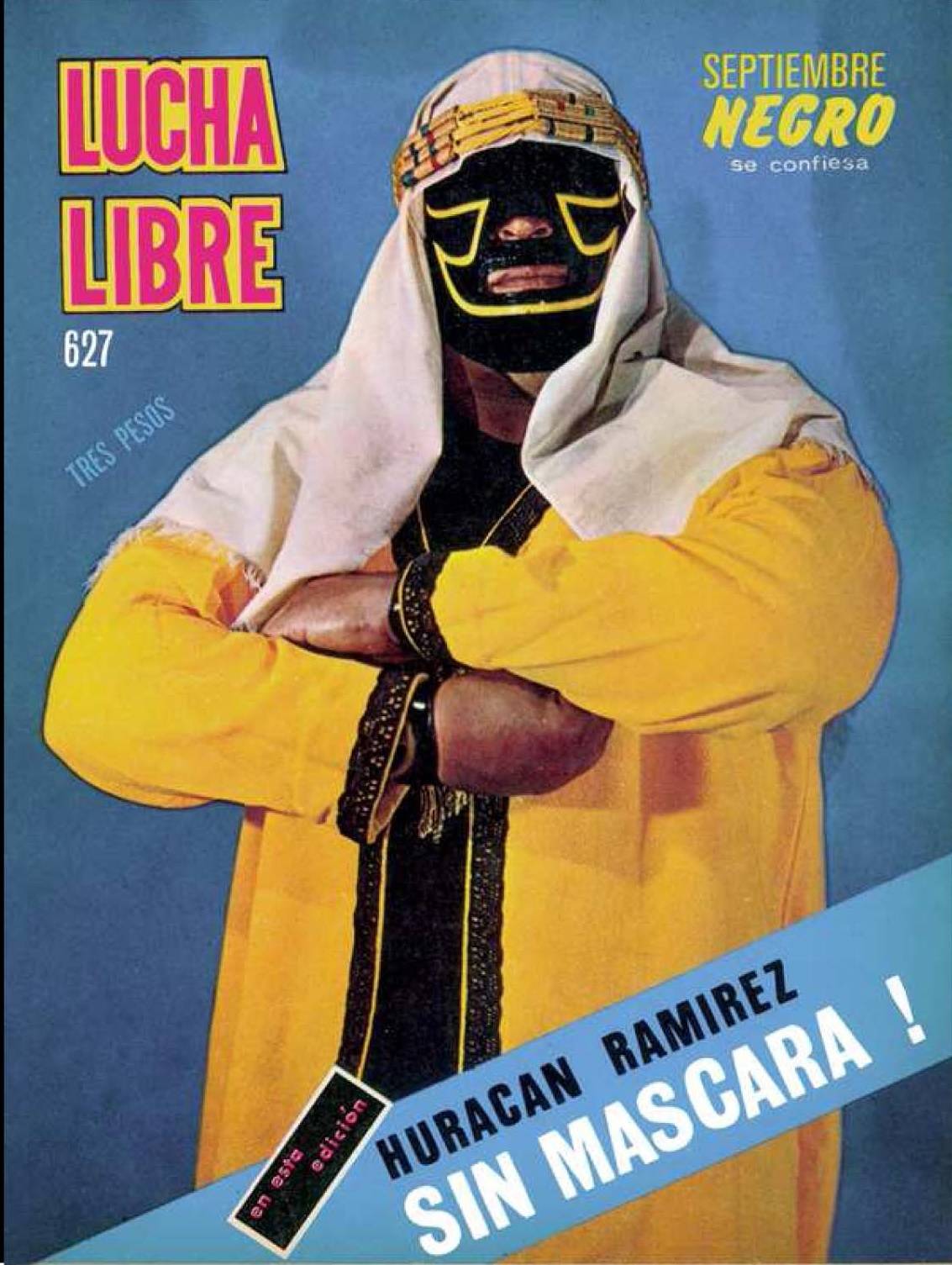 Un Septiembre muy Negro. A cuatro años del fallecimiento de Vick Amezcua. 4 Valente Pérez apoyó difundiendo la imagen del rudo terrorista Septiembre Negro