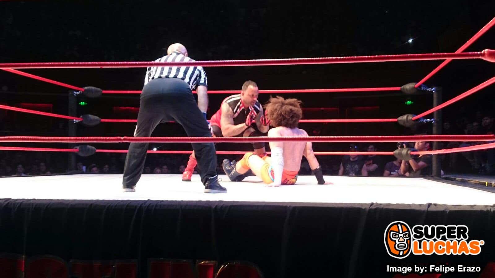 MVP vs Carlito en Chile para Wrestling Superstar Full Destruction (Santiago de Chile - 13/12/2015) / Image by: Felipe Erazo - SÚPER LUCHAS