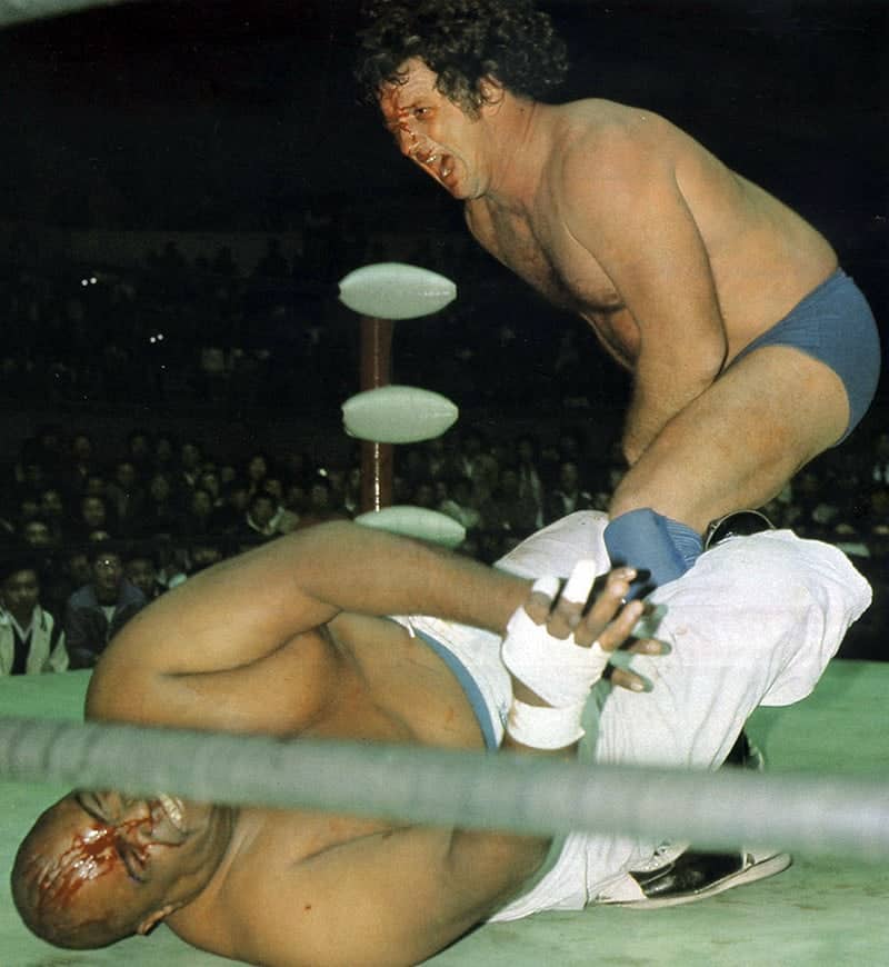 Terry Funk vs. Abdullah the Butcher.