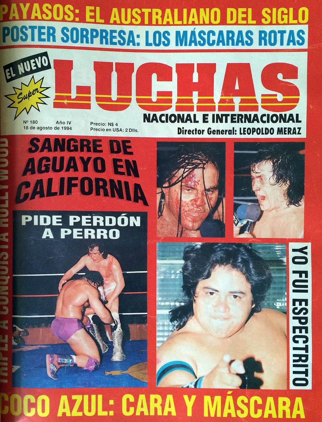 Falleció El Espectrito, pionero de la lucha libre mini y figura de AAA, CMLL y WWE 4 Súper Luchas #180.