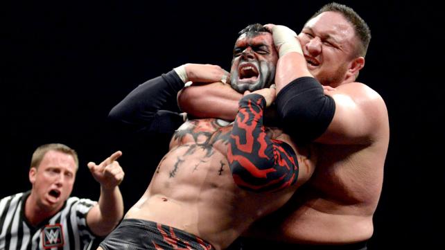 Samoa Joe vs. Finn Bálor / WWE ©