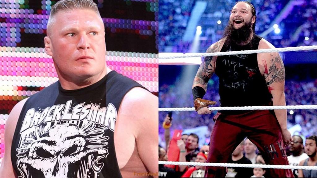 Brock Lesnar y Bray Wyatt / WrestlingNews.com