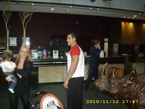 Alberto del Río y su esposa Ángela Rodríguez (2010)