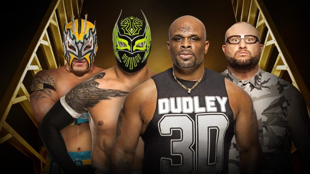 mitb2016- Lucha Dragons vs. Dudley Boyz