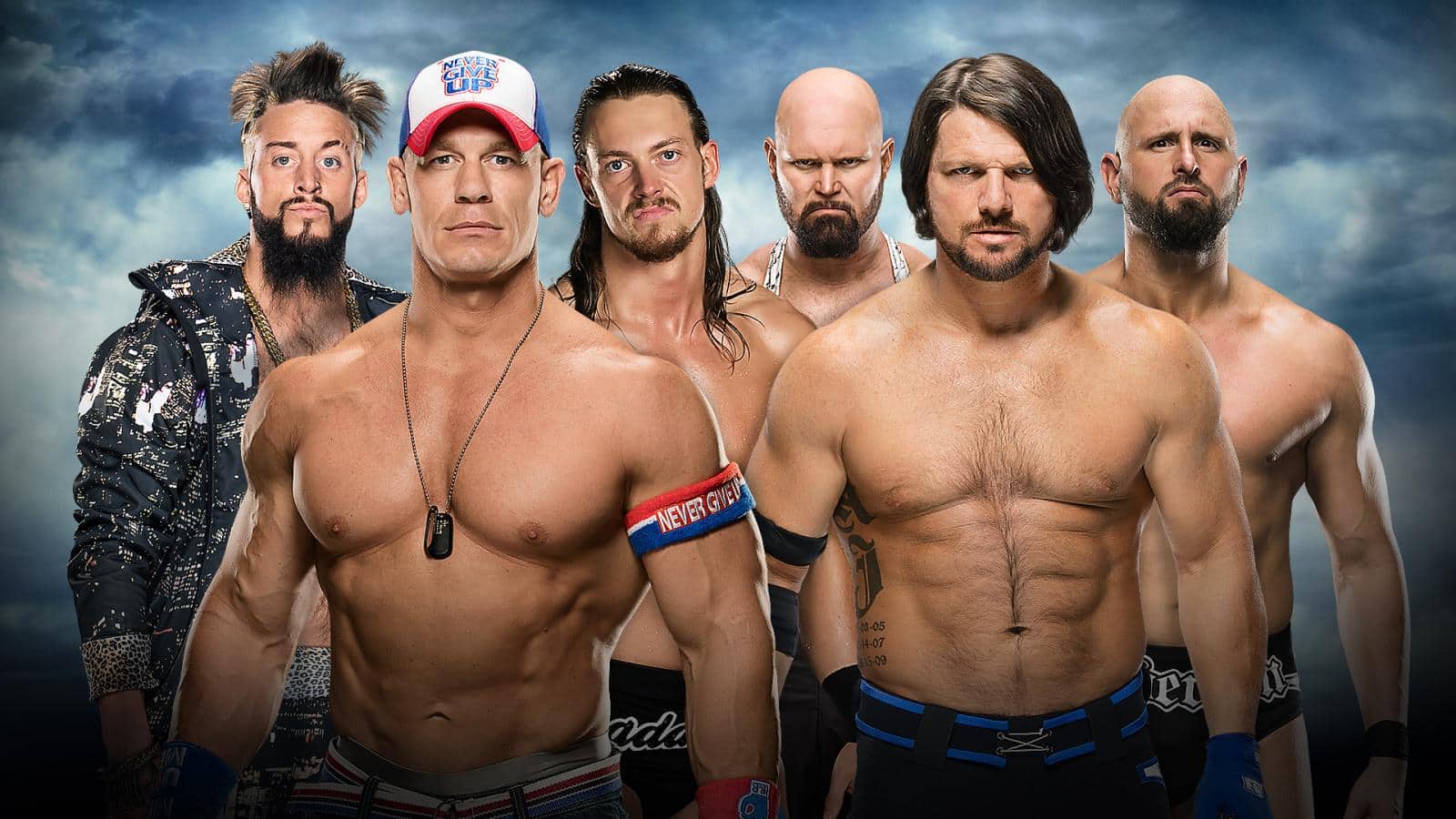 John Cena, Enzo Amore y Big Cass vs. The Club (AJ Styles, Luke Gallows y Karl Anderson) en WWE Baattleground 2016 / WWE.com