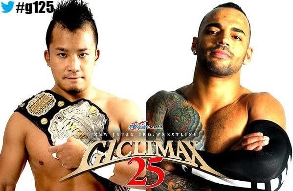 Kushida (c) vs. Ricochet por el Campeonato de Peso Completo Jr. IWGP, G1 Climax.