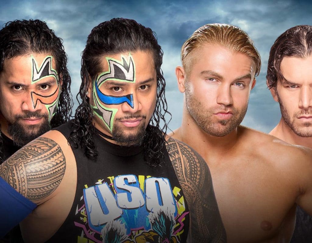 The Usos vs. Breezango en WWE Battleground 2016 / WWE.com