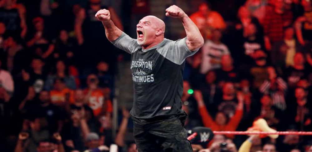 Goldberg en WWE Monday Night Raw tras atacar a Rusev y Paul Heyman (31/10/2016) / WWE©