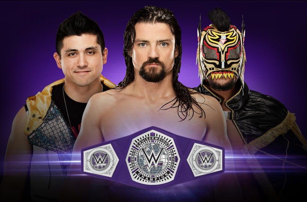 TJ Perkins, The Brian Kendrick y Lince Dorado, miembros de la División Peso Crucero en WWE / WWE.com