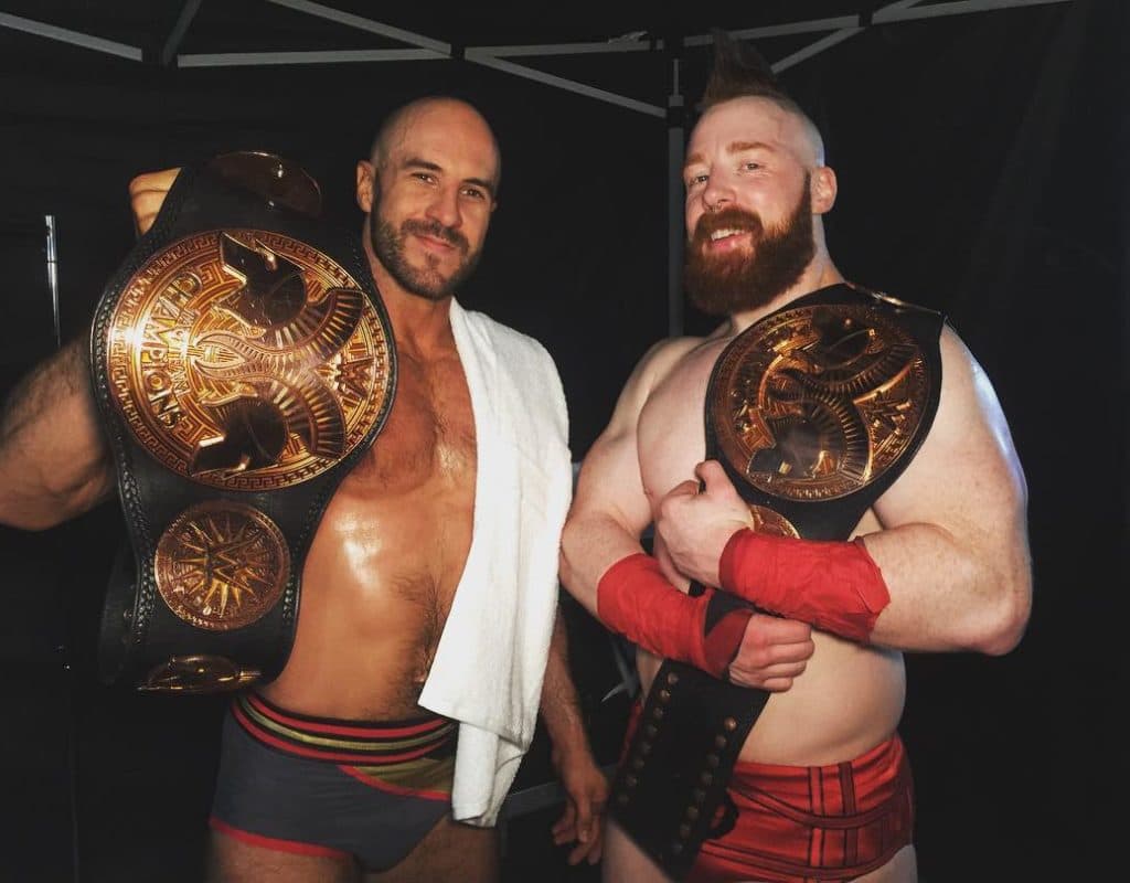 Cesaro y Sheamus NUEVOS WWE Raw Tag Team Champions (18/12/2016) / Instagram.com/WWE