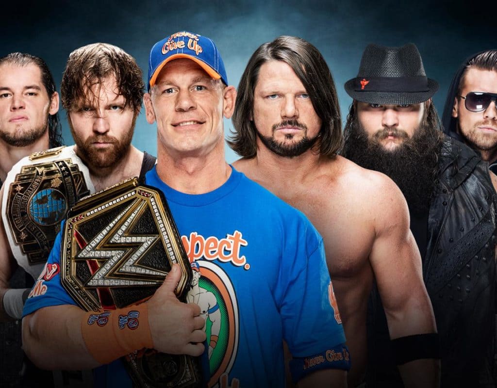 Baron Corbin, Dean Ambrose, John Cena, AJ Styles, Bray Wyatt y The Miz entrarán en la Cámara de la Eliminación por elCampeonato WWE en el PPV WWE Elimination Chamber 2017 (12/02/2017) / WWE.com