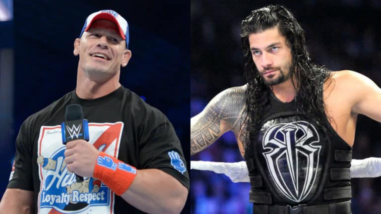 John Cena y Roman Reigns / WWE©