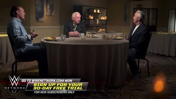 Sting, Ric Flair y Ricky Steamboat en Table For 3 - WWE