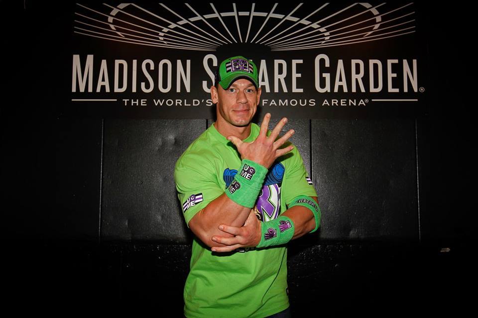 John Cena en el mítico Madison Square Garden de New York, New York (26/12/2017) / WWE©