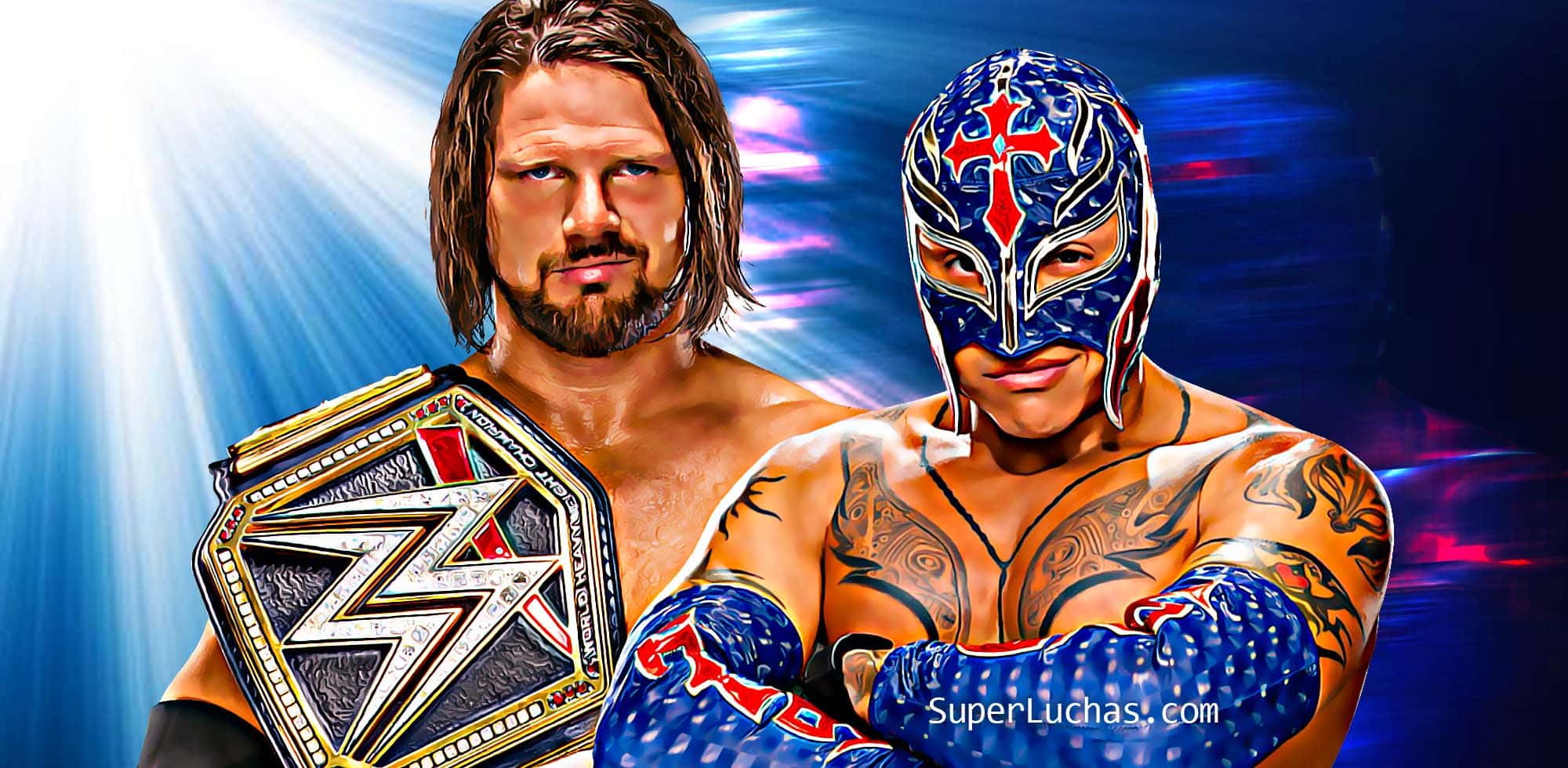 Aj Styles Vs Rey Mysterio | FULL MATCH – SQPSFS