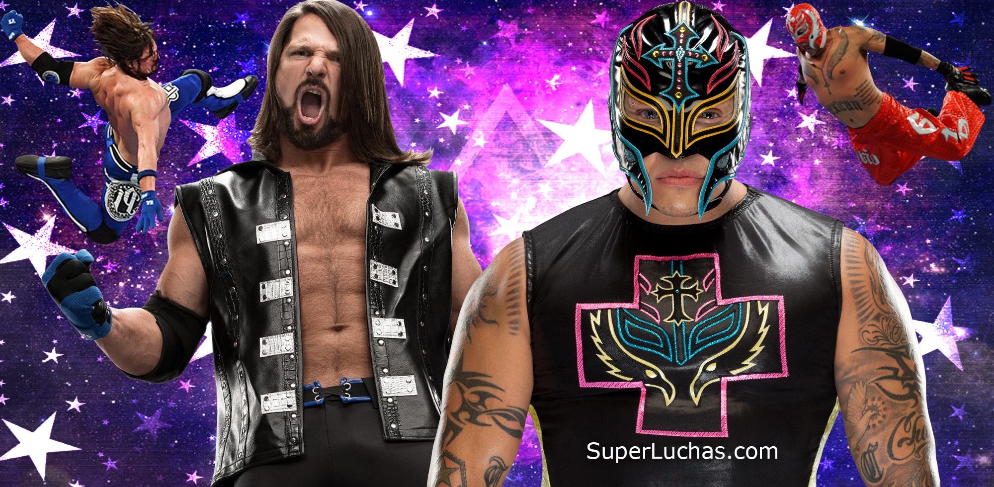 ¡Fenomenal! Así reaccionó Rey Mysterio al ver a AJ Styles | Superluchas