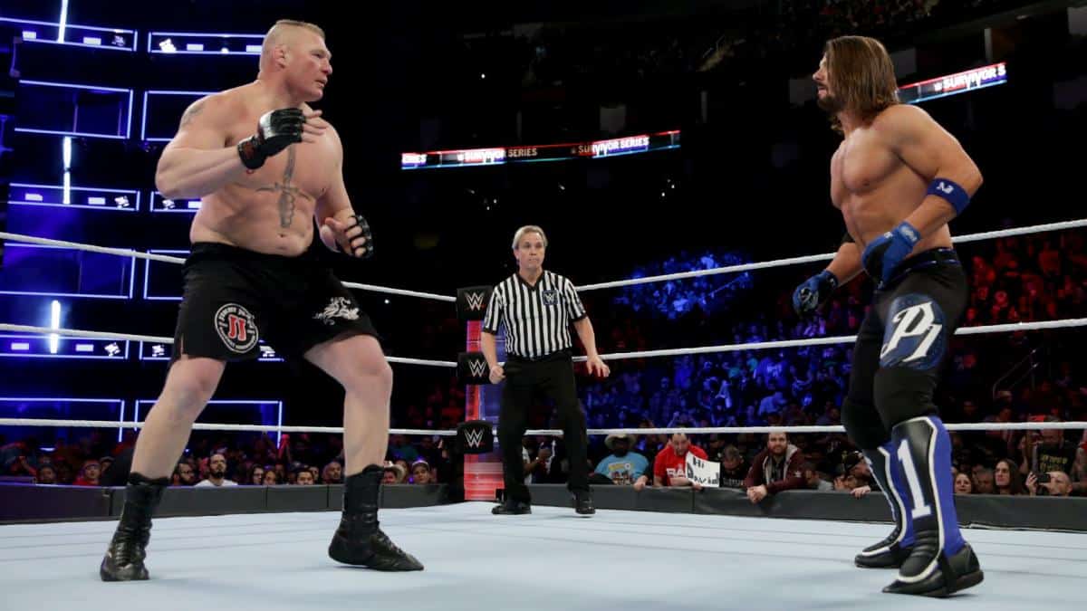 Brock Lesnar vs AJ Styles - Survivor Series 2017