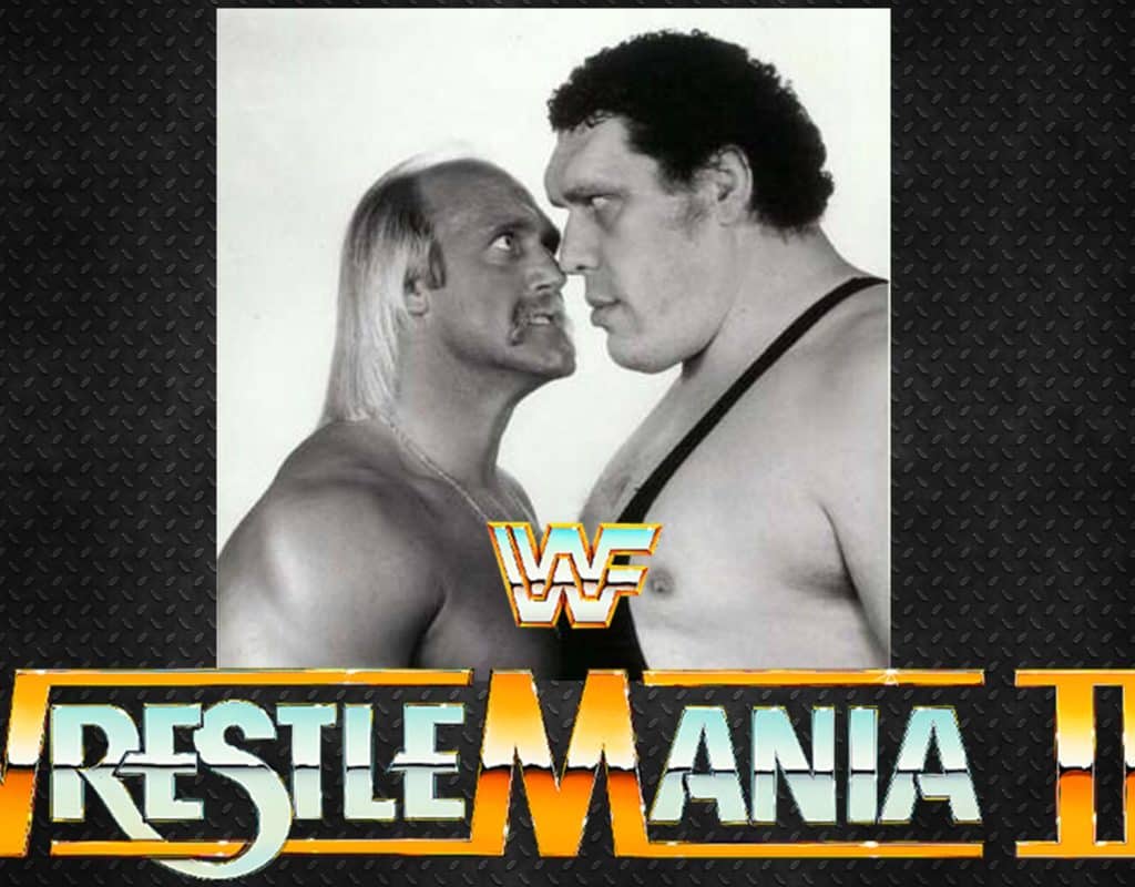 Hulk Hogan vs. André el Gigante en WWF WrestleMania III / WWE©