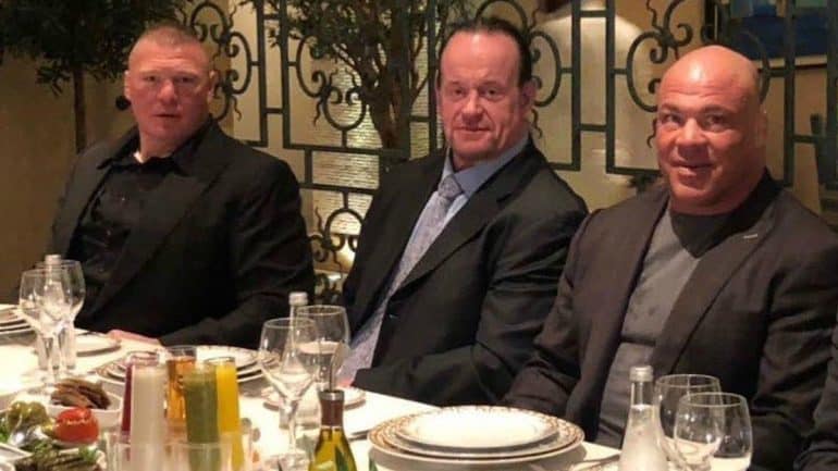 Cuando Undertaker se encaró con Brock Lesnar en UFC: toda la verdad 2 Undertaker se encaró con Brock Lesnar en UFC