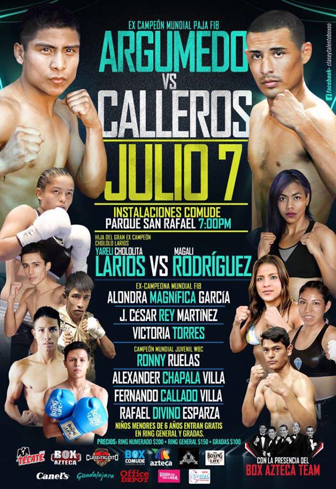 "Tecuala" Argumedo y "Magnífica" García encabezarán cartel boxístico en Guadalajara 3 "Tecuala" Argumedo y "Magnífica" García encabezarán cartel boxístico en Guadalajara 3