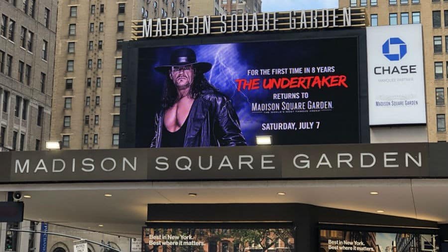 Ante la baja venta de boletos, Undertaker estará en el SD Live del MSG 2 Ante la baja venta de boletos, Undertaker estará en el SD Live del MSG 1