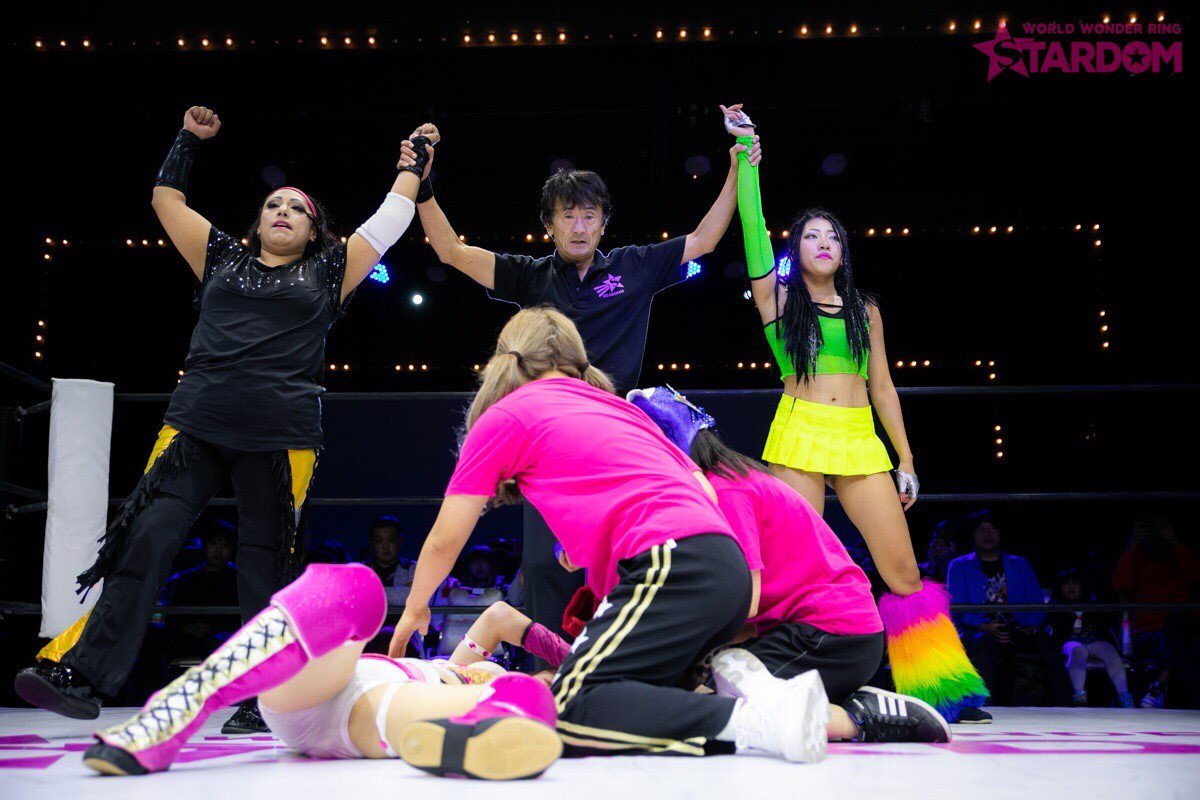 Stardom:"Goddesses of Stardom Tag League" Mari Apache y Hana Kimura triunfan 1