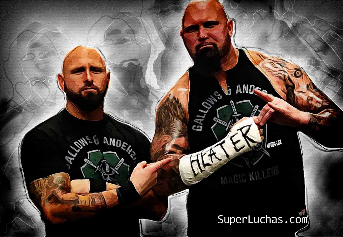 Karl Anderson y Luke Gallows